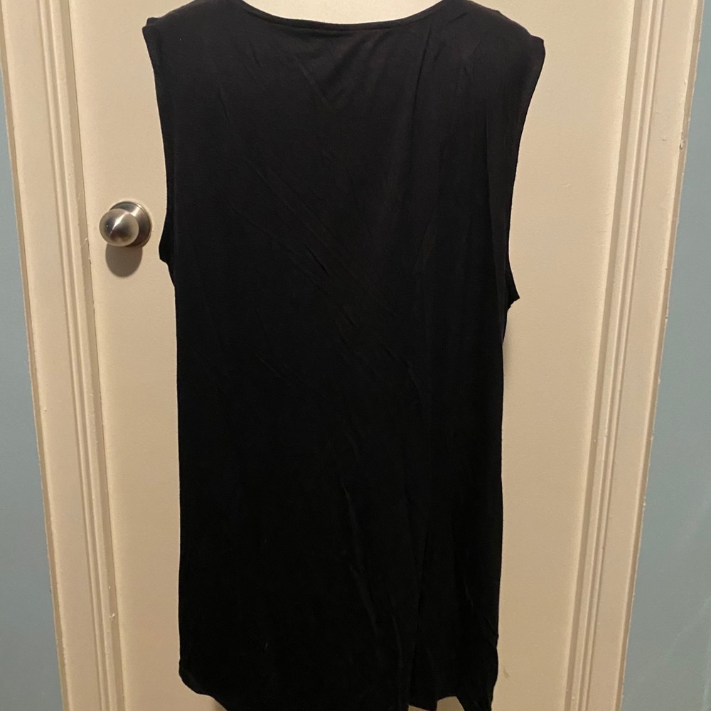 ADDITION ELLE SLEEVELESS PLEATED TOP - Picture 7 of 13